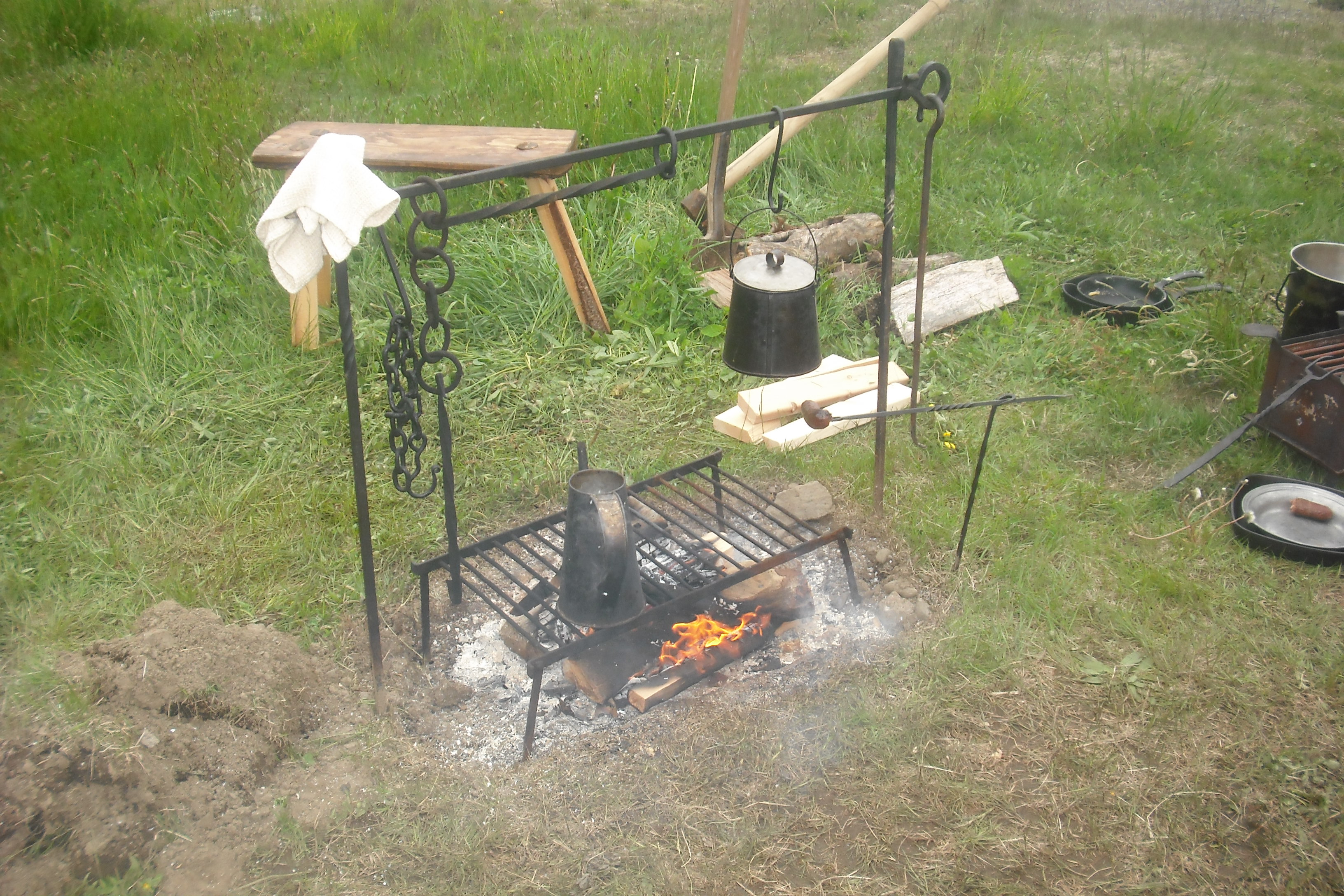 Campfire cooking