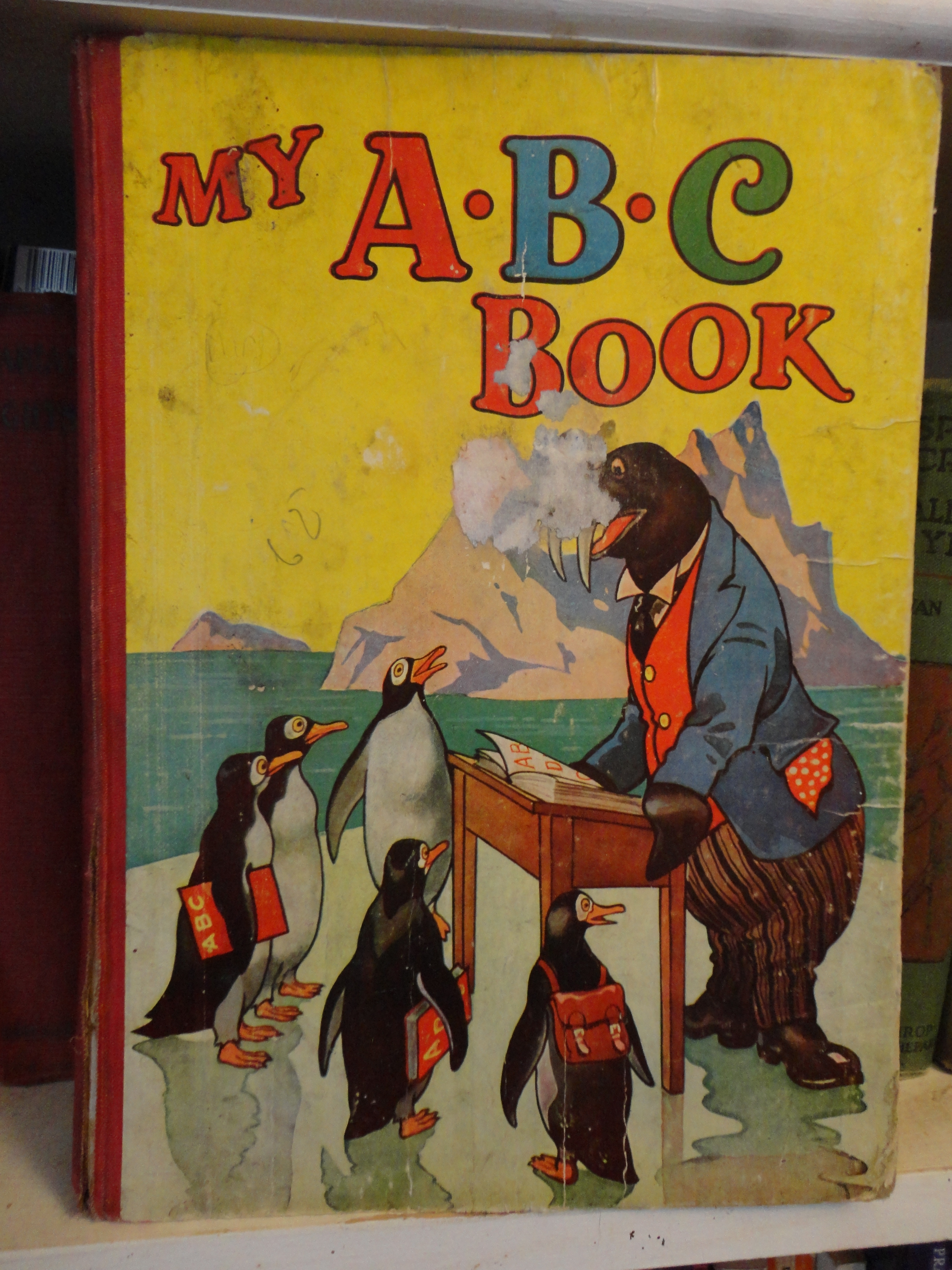 Antique book of ABC's