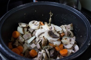 making stew