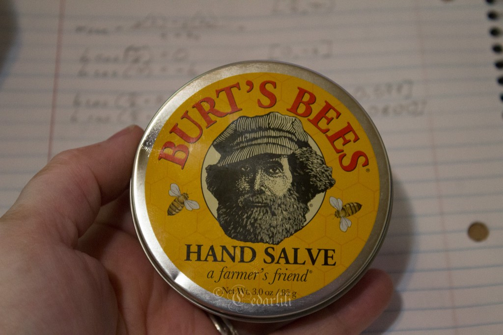 Burts Bee's Hand Salve review