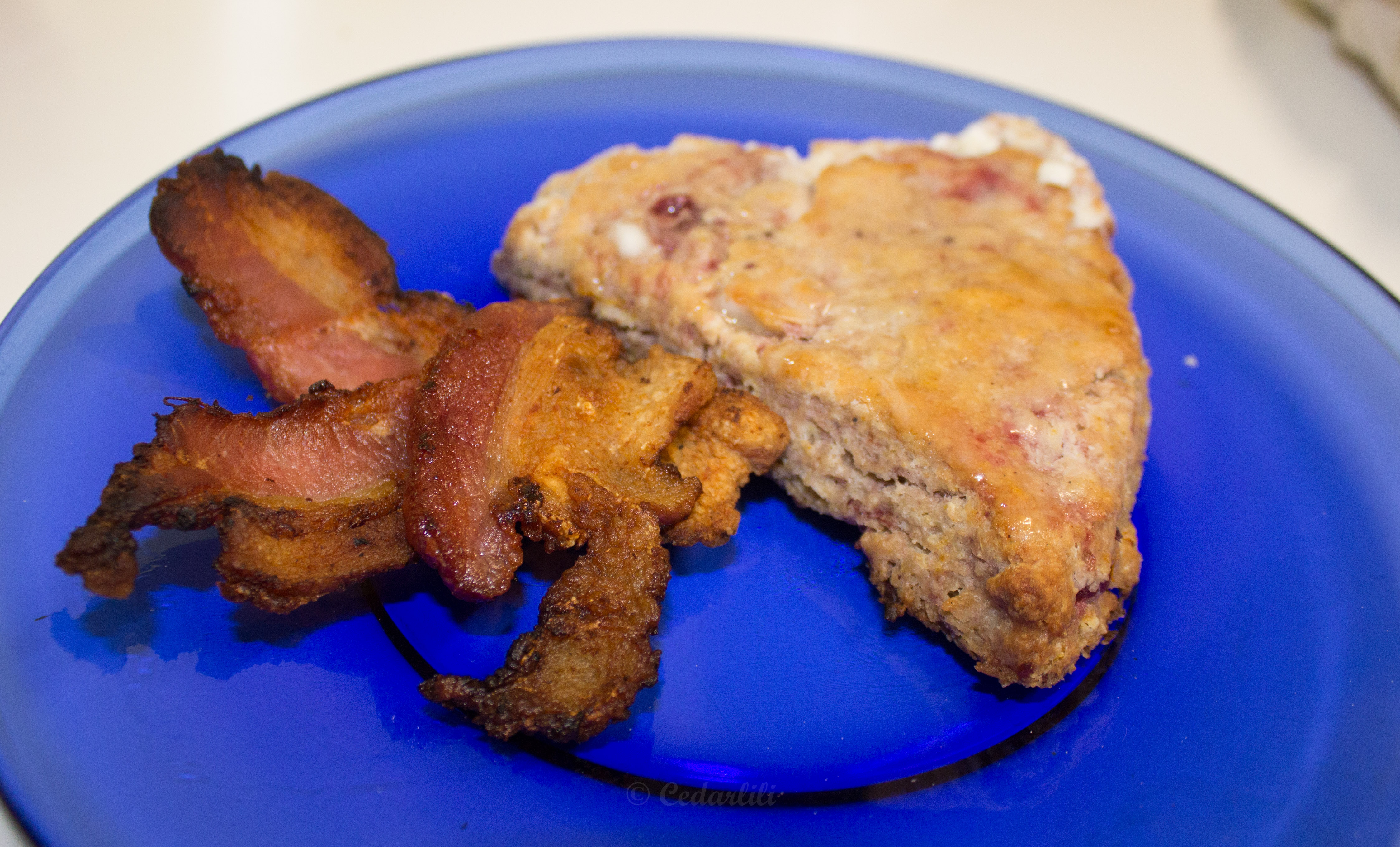 Leftover Cranberry Sauce Scones