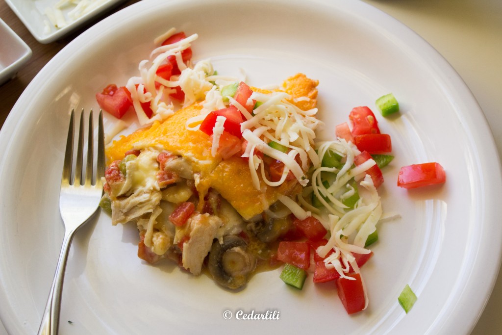 Tedd Roberts' Chicken Enchilada Casserole
