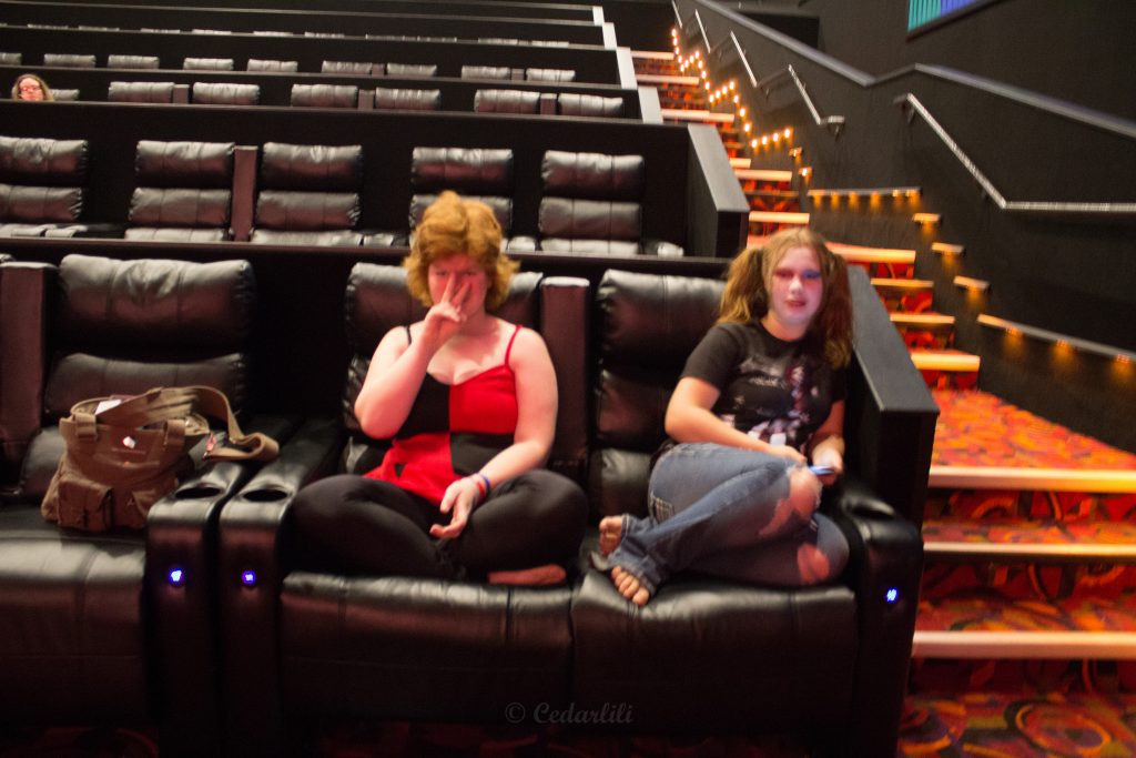 Op: They were so comfortable! We figured out halfway through the movie they reclined. 