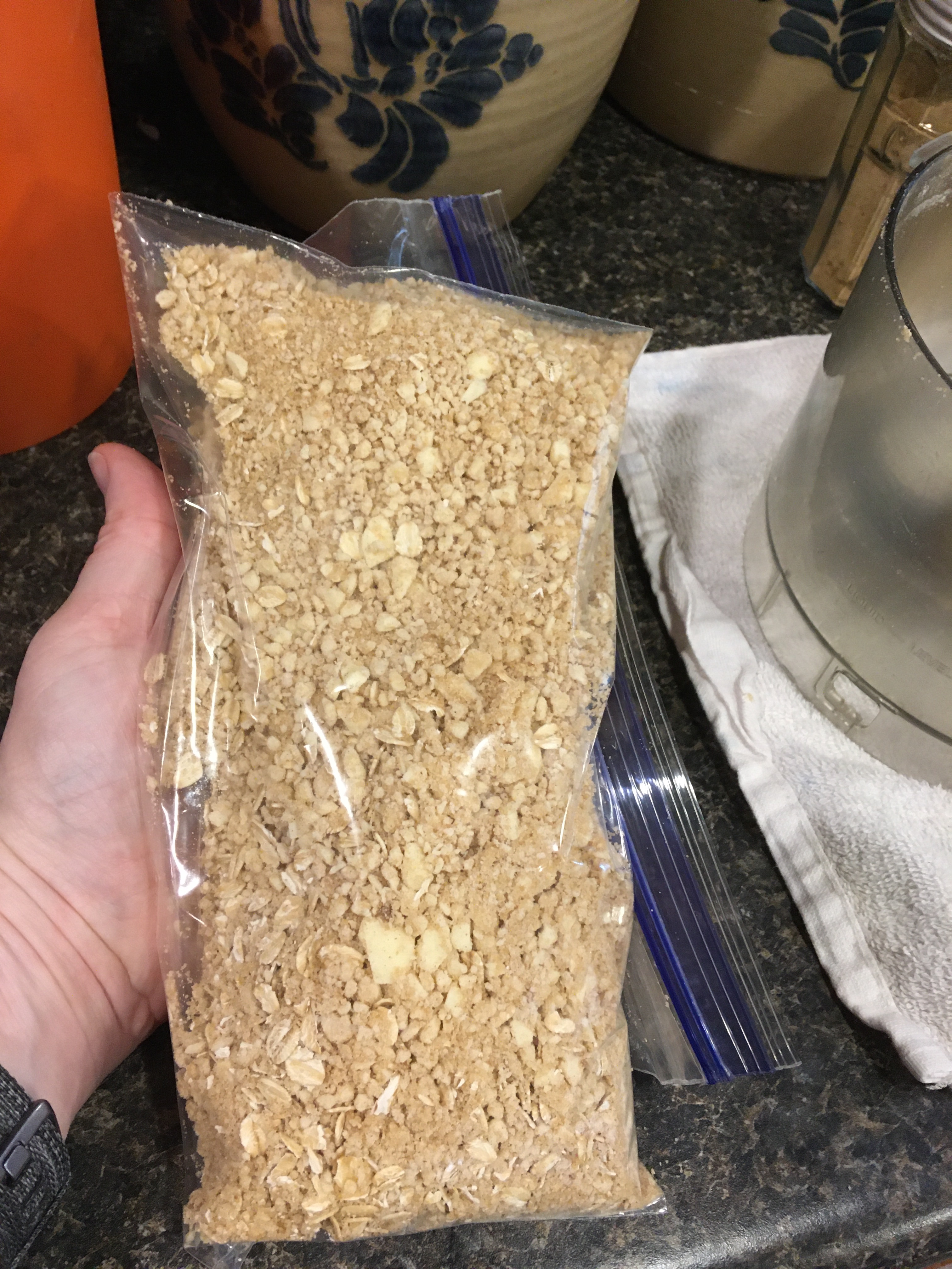 Streusel Topping and Blackberry Crumble