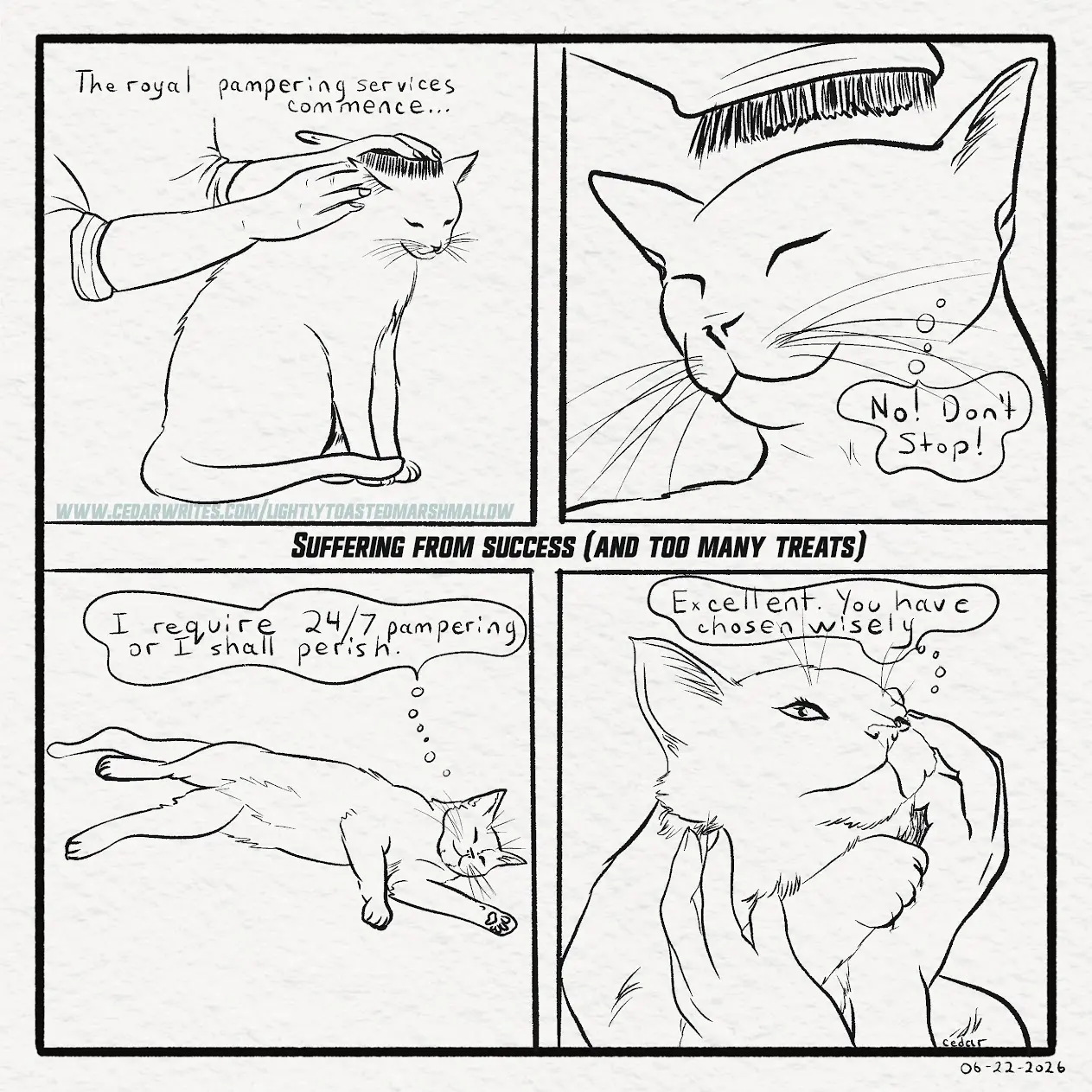 The petting will continue until Toast decides it shall cease The petting will continue until Toast decides it shall cease