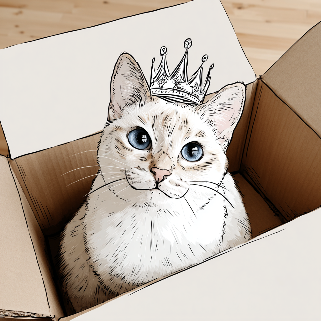 Lightly Toasted Marshmallow, aka Toast, the Supreme Box Princess 
